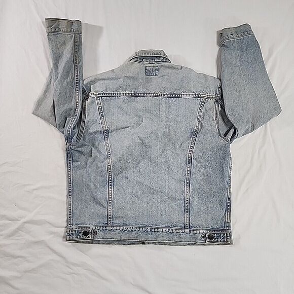 Vintage BIG JOHN Denim Jeans Trucker Jacket Blue‎ Japan SIZE 3L - Picture 9 of 13